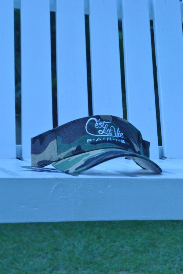 Isha Combat 3 ” Green Como With white Embroidery